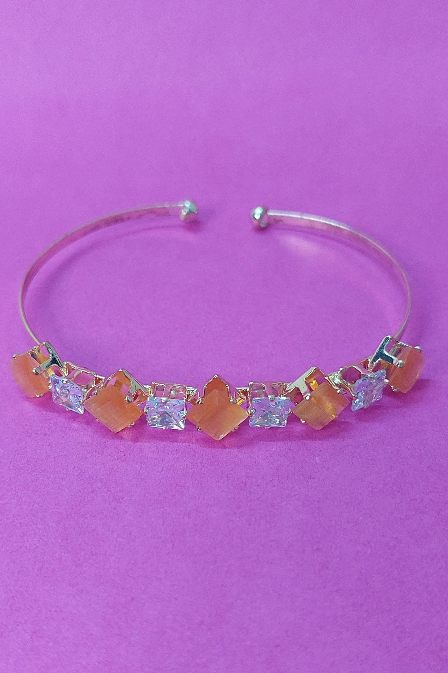 Orange Sparkle Office Bracelet